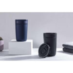 SAVONA Hans Larsen Ceramic Tumbler With Recycled Sleeve Black 1