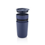 SAVONA Hans Larsen Ceramic Tumbler With Recycled Sleeve Blue