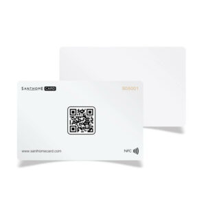 Santhome Card Digital Business NFC Card White