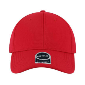 TITAN Santhome Recycled 6 Panel Cap Red