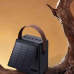 11 SOLA @memorii RCS Recycled Solar Speaker Lamp Black