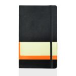 3 Rulbuk – Santhome Softcover Ruled A5 Notebook Black - Corporate Gifts Dubai UAE | TFS Gifts