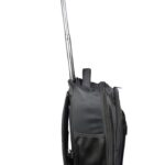 BREE 4 SANTHOME 2 Wheels Trolley Backpack Black
