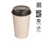 DWCC 3184 Circular NOW Cup 12oz Cream Cosmic Black 1