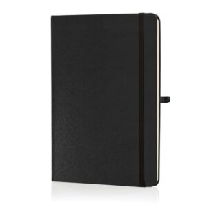NBSN 101G BUKH SANTHOME A5 Hardcover Ruled Notebook Black Glossy