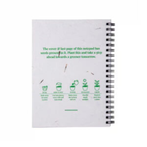 Plantable Spiral Notepads SPS 08 Back View 600x600 1