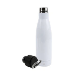 Double Wall SS Bottle TM 071 White Open View 600x600 1