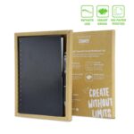 [Gssn 9553] Santhome® Eternity – The Reusable Notebook & Pen Set – Black - Corporate Gifts Dubai UAE | TFS G