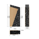 MILOT eco neutral Recycled Bottle Lids and FSC Beech Wood Award Black 3