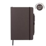 NBEN 5248 ABULA eco neutral® A5 Hard Cover Notebook Pen Set Coffee Paper