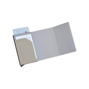 TESSIN SANTHOME Set of Notebook Pen and Card Holder Grey 6